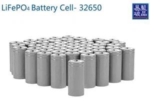 گہری سائیکل ریچارج ایبل بیٹری کے ساتھ BYD 32650 LiFePO4 بیٹری سیل