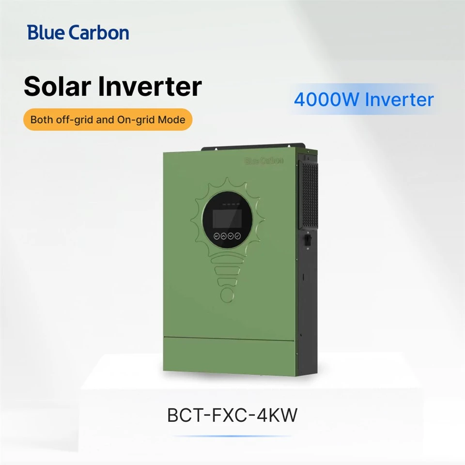 شمسی توانائی کے نظام کے لئے بلیو کاربن 4KW شمسی انورٹر
